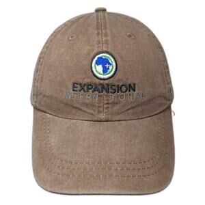 Adams Baseball Cap Brown One Size Slideback Expansion International Africa Hat